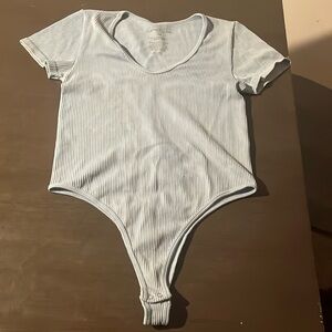 Baby blue body suit women’s small